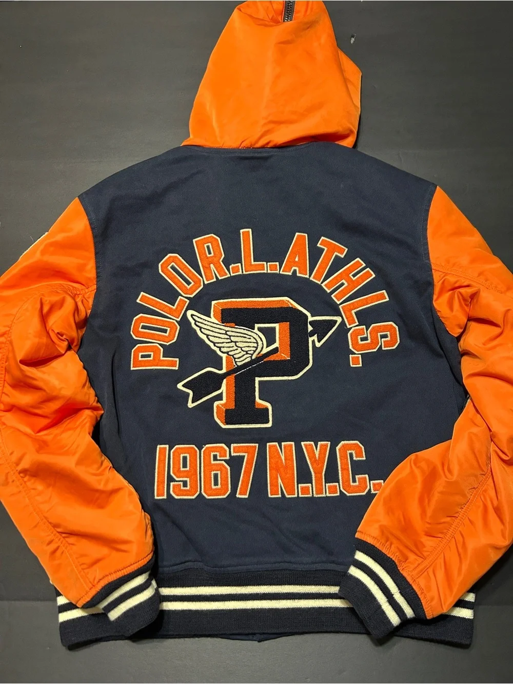 Rare Polo Ralph Lauren Ivy League Varsity P-Wing Jacket Size M